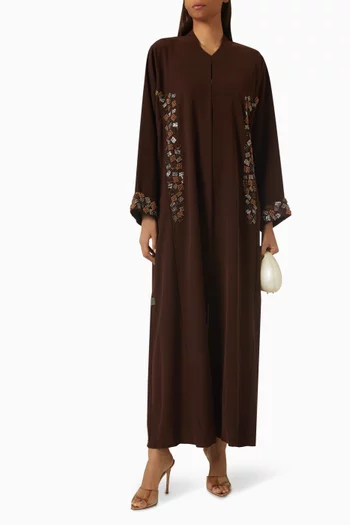 Bead-embellished Abaya