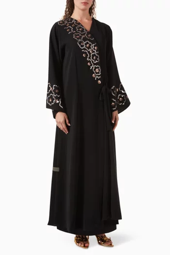 عباية مطرزة بالترتر