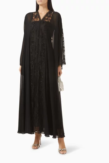 Bead-embellished Abaya