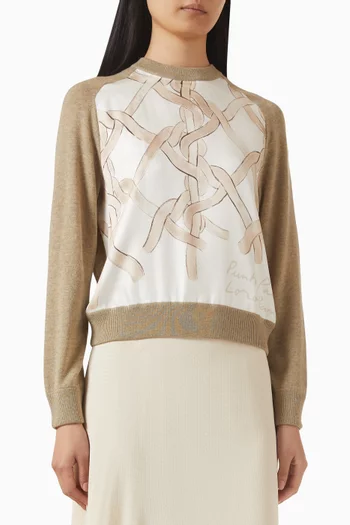 Punto Pablo Crewneck Sweatshirt in Cashmere