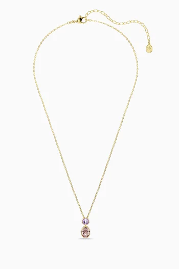 قلادة كروما بدلاية معدن مطلي بذهب عيار 18‏