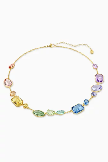 قلادة جيما معدن مطلي ذهب عيار 18