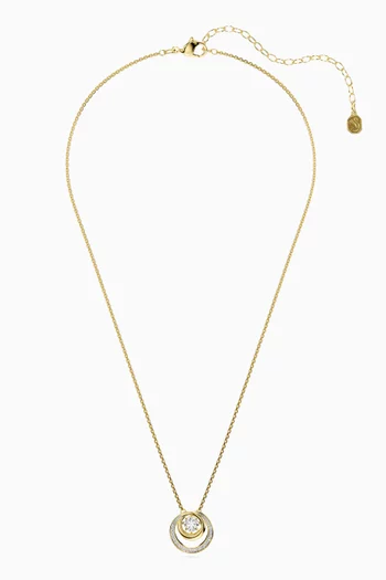 Hyperbola Pendant Necklace in Gold-tone Metal