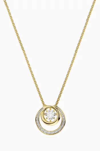 Hyperbola Pendant Necklace in Gold-tone Metal