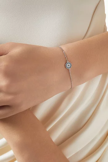 Luckily Bracelet in Rhodium-plated Metal