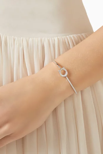Symbolica Bracelet in Rhodium-plated Metal