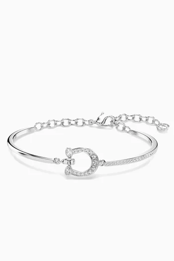 Symbolica Bracelet in Rhodium-plated Metal