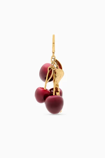 Cassandre Cherry Charm in Resin & Metal