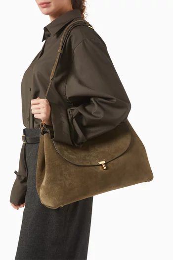 حقيبة ساتشل بقفل على شكل حرف T شمواه