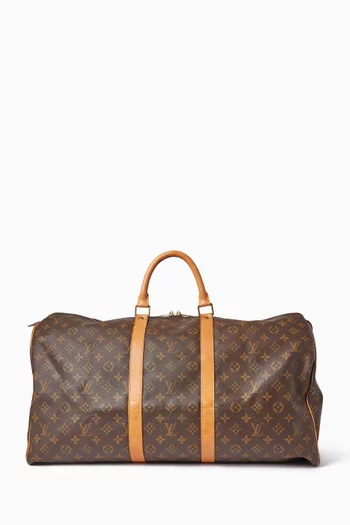 حقيبة كيبال 55 بنقشة شعار الماركة