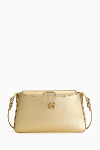 Phone Bag in Metallic Leather