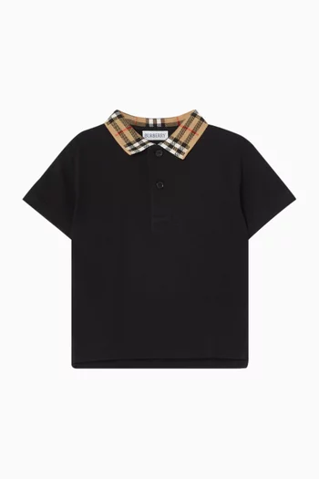 Logo Polo T-shirt in Cotton