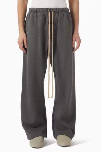 Flare Sweatpants in Cotton-blend Fleece