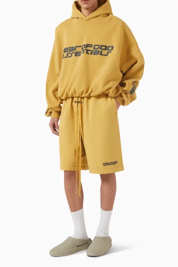 شورت رياضي فضفاض صوف قطني