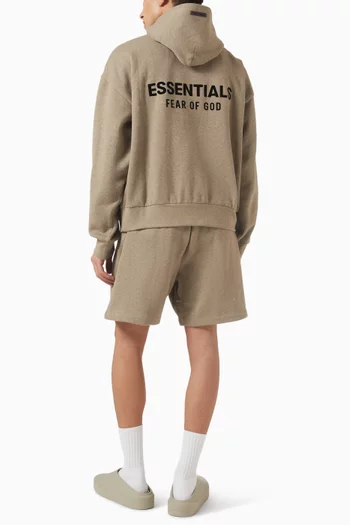 كنزة بغطاء رأس كلاسيكية ألياف صوف داخلية