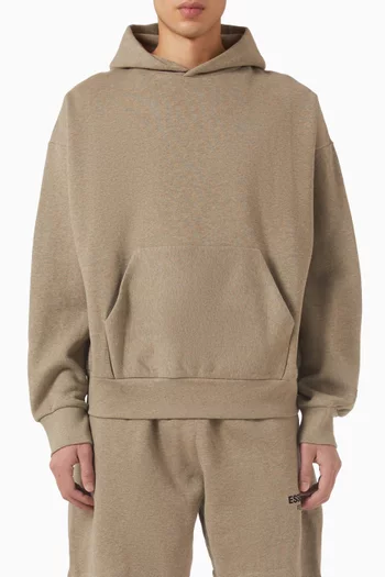 كنزة بغطاء رأس كلاسيكية ألياف صوف داخلية