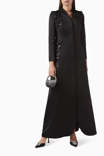 Embellished Structured Abaya