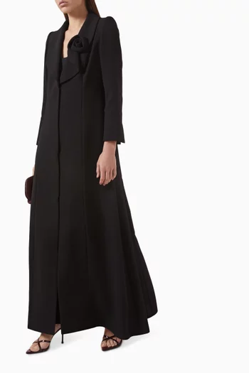 Floral Coat Abaya