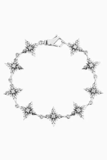 Stella Ventis Crystal Bracelet in Sterling Silver