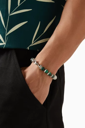 سوار شيلد بخرز فضة إسترلينية