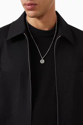 قلادة شيلد فضة إسترلينية