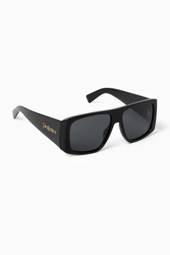 SL 832-001 Square Sunglasses in Recycled Acetate