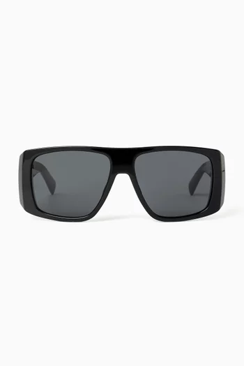 SL 832-001 Square Sunglasses in Recycled Acetate