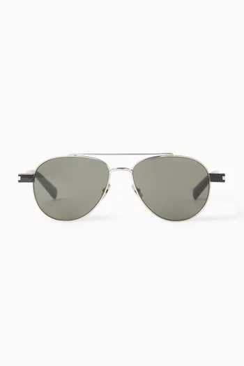 Aviator Sunglasses in Metal