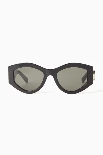 Oval Sunglasses in Acetate