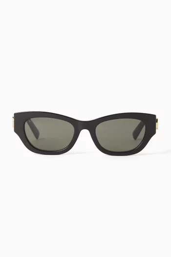 Oval Sunglasses in Acetate