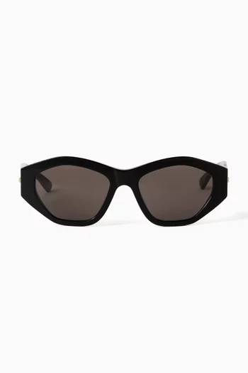 Dash Rectangular Sunglasses in Acetate