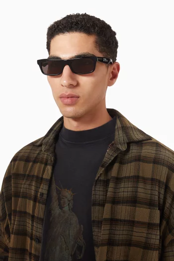 Rectangle Sunglasses in Acetate