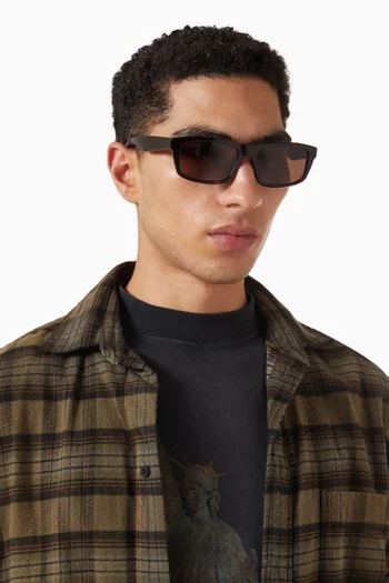 Rectangle Sunglasses in Acetate