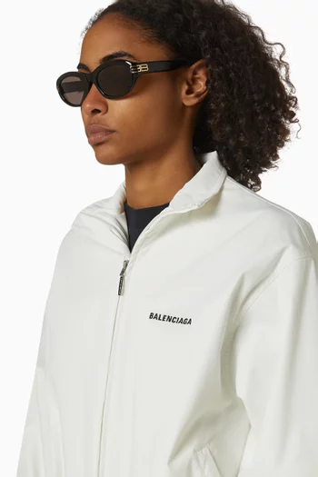 Oval Sunglasses in Acetate