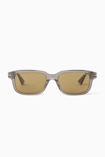 Rectangle Sunglasses in Acetate