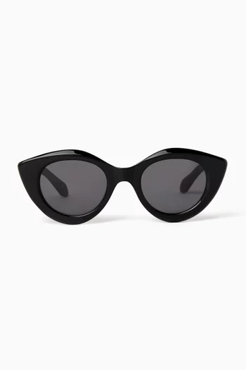 Cat-Eye Sunglasses in Acetate