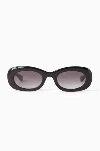 Oval Sunglasses in Acetate