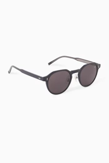 Round Sunglasses in Acetate