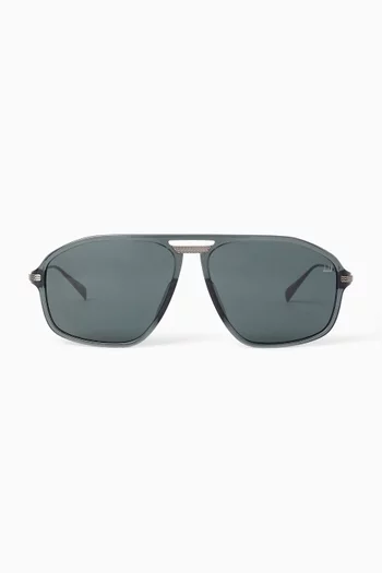 Aviator Sunglasses in Acetate & Metal