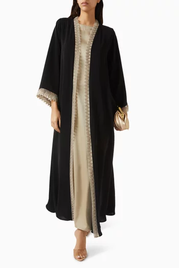 Embroidered Abaya Set