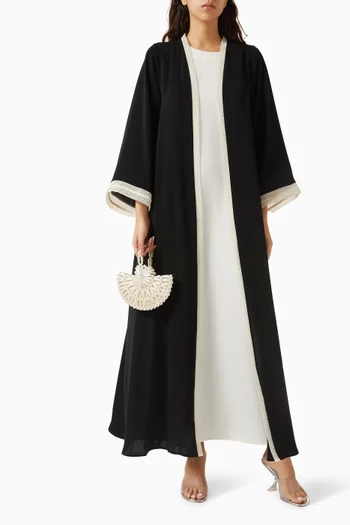 Embroidered Abaya Set