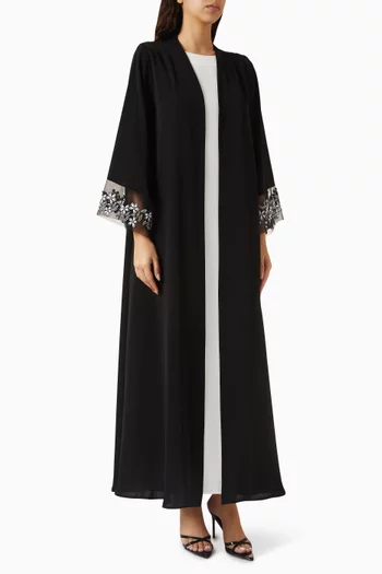 Embroidered Abaya Set