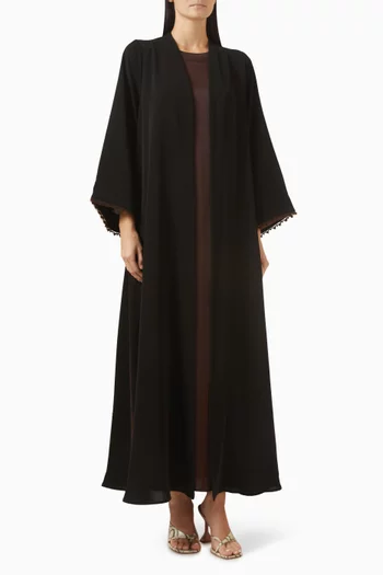 Embroidered Abaya Set