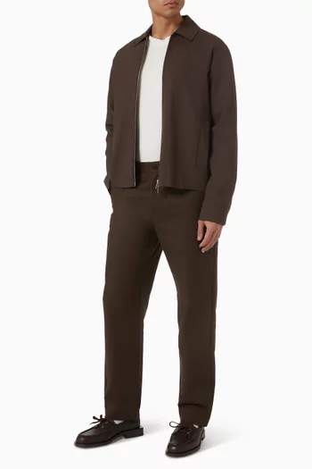 جاكيت ثيو بسحّاب مزيج صوف