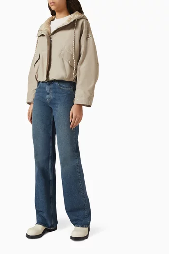 Eucalyptus Hooded Short Down Jacket