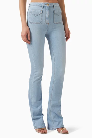 Boot-cut Jeans in Denim