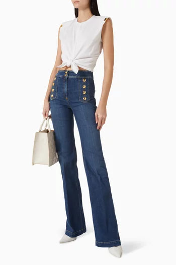 Knot T-shirt in Jersey