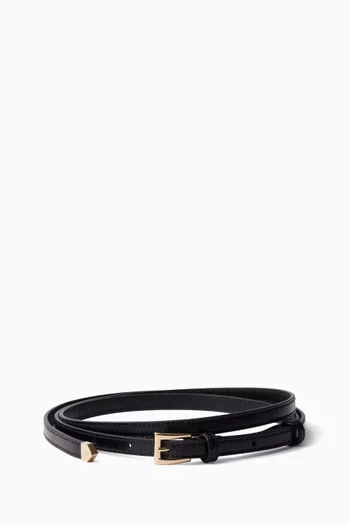 حزام رفيع جلد