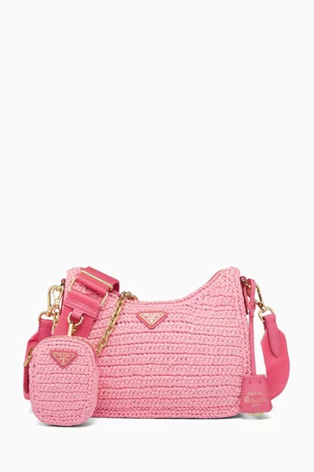 Re-Edition 2005 Crossbody Bag in Crochet