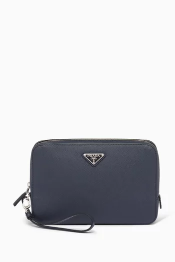 حقيبة كلاتش جلد سافيانو